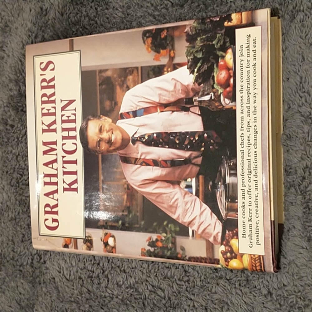 🎈 3/$12! Graham Kerr's Kitchen Hardcover Recipe Book!